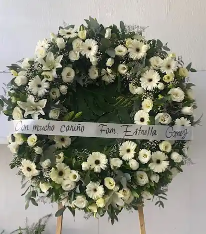 coronas de flores - coronas a domicilio 1