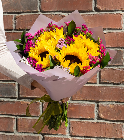 Bouquet Girasoles - Flores a Domicilio