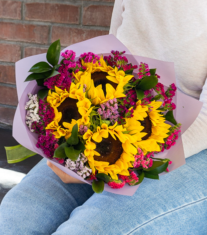 Bouquet Girasoles - Flores a Domicilio 2
