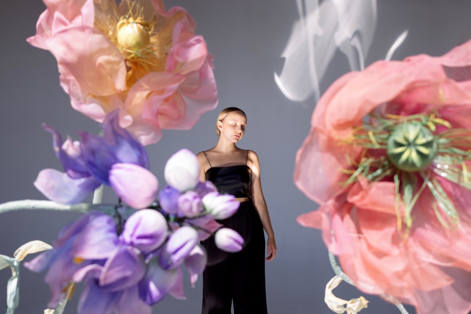 Influencia de las flores en la moda de alta costura