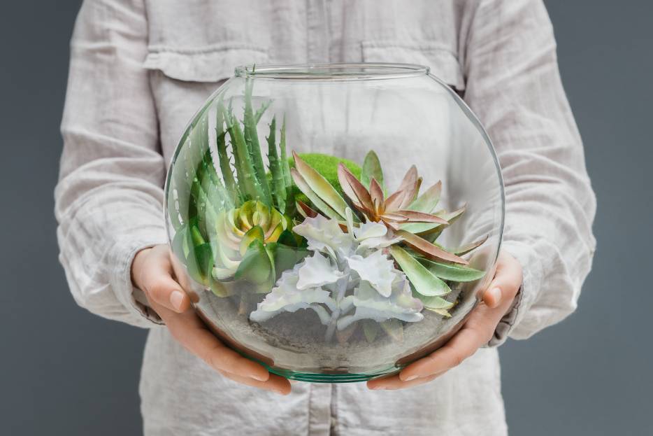 ¿Cómo hacer un terrario de flores en casa?